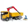 Camião de construção de brincar BRUDER Scania Super 560R com grua e 2 paletes