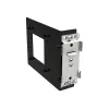 Axis F8002 (TF9903) 02361-001 clip para calha DIN, para interior, preto, para AXIS F41 Main Unit
