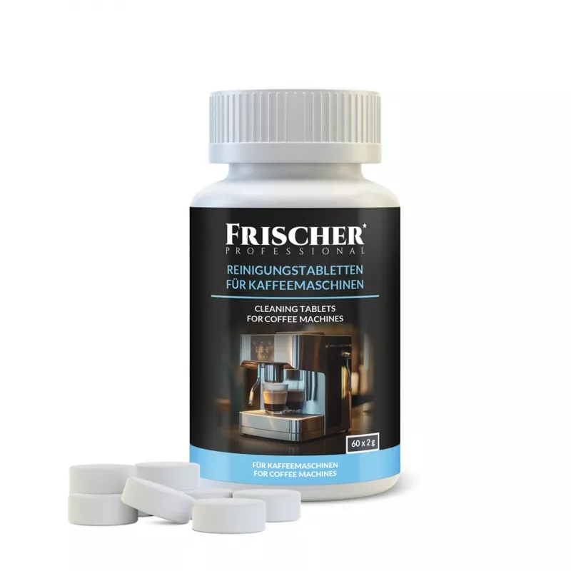 Pastilhas de limpeza para máquinas de café Frischer 60 unid.