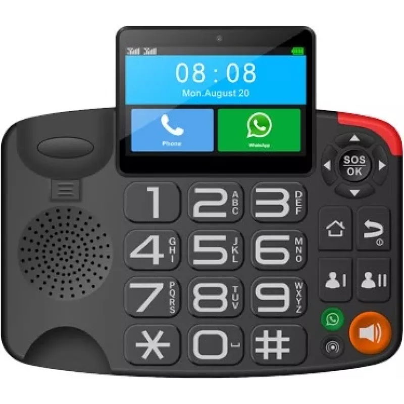 Telefone de secretária com SIM MM42D SE 4G VOLTE VoWiFi