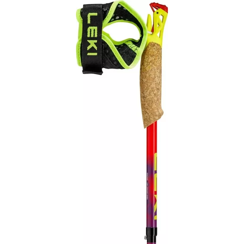 Bastões de trekking LEKI TRL ULTRATRAIL FX ONE, 125 cm vermelho