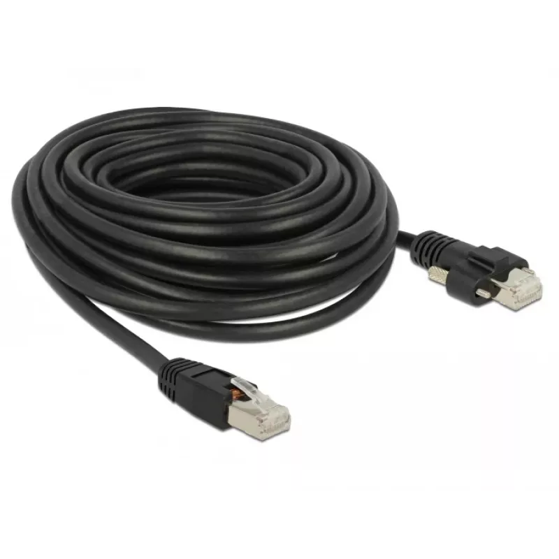 Cabo de rede DeLOCK 85672 RJ-45 Cat6 10 m preto