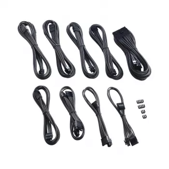 Cabo de alimentação interno Cablemod CM-PCSI-FKIT-NKC-R Carbono fornecimento de energia fiável
