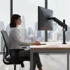 Suporte para monitor MACLEAN MC-135 com mola a gás para ecrãs de 17 a 32 polegadas, carga 2–10 kg, preto