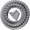 Organizador de cabos Brennenstuhl espiral L= 2,5 m, Ø= 20 mm, cinzento