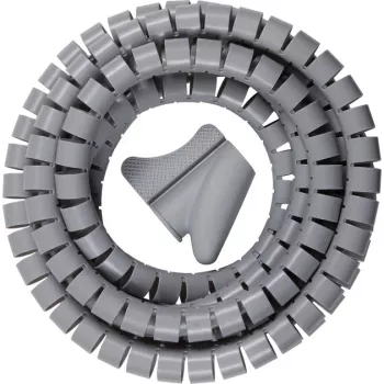 Organizador de cabos Brennenstuhl espiral L= 2,5 m, Ø= 20 mm, cinzento