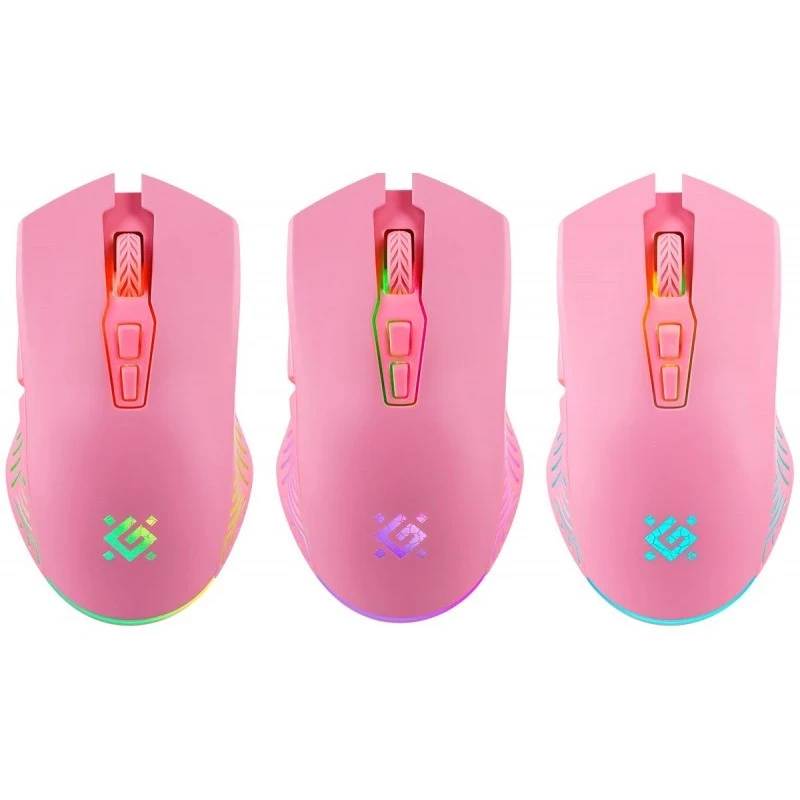 Rato gaming sem fios DEFENDER P ANDORA PINK interface