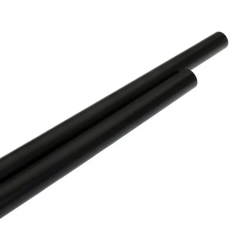 Pacote de tubos rígidos XSPC PETG 14/10 mm, 2x 500 mm, preto acetinado