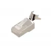Ficha RJ45 Extralink CAT6A FTP 8P8C, transparente, Ficha/Conector fêmea, 1 unid.