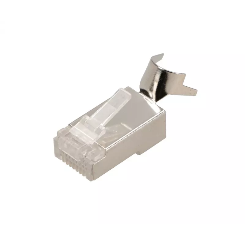 Ficha RJ45 Extralink CAT6A FTP 8P8C, transparente, Ficha/Conector fêmea, 1 unid.