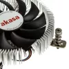 Akasa AK-CC7129BP01 cooler de CPU de perfil baixo, 75 mm, LGA775/LGA1156/LGA1155/LGA1150, alumínio