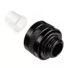 Alphacool 17471 Eiszapfen PRO conector HardTube de 13 mm G1/4, latão, 22 mm de diâmetro, 20 mm de altura, Deep Black