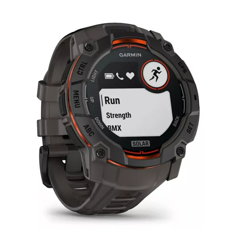Smartwatch GPS Garmin Instinct 3 Solar 1,3 polegadas MIP 176x176 Ecrã tátil Preto