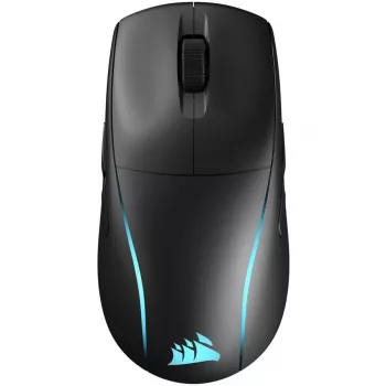Rato de gaming CORSAIR M75 – preto, superfície monocromática, peso 0,089 kg