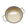 Le Creuset Signature assadeira redonda branca 20 cm