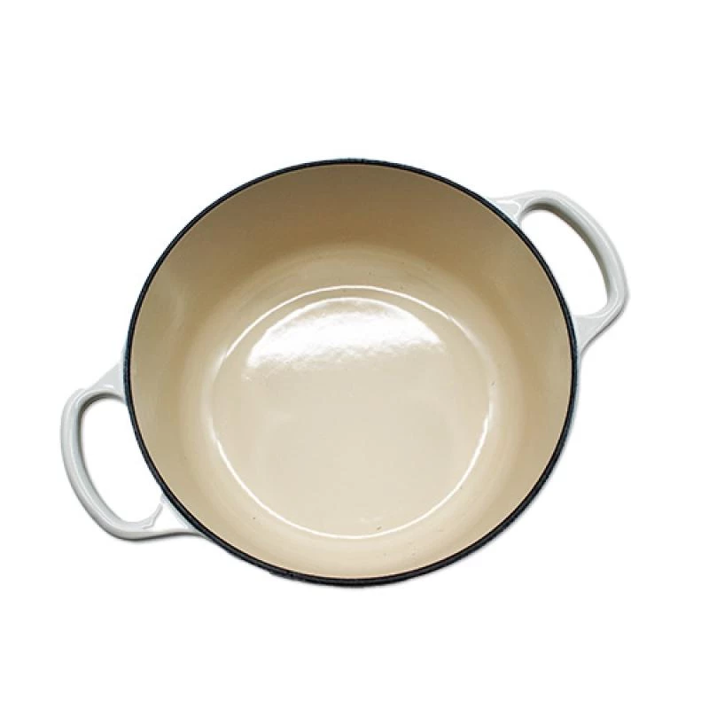 Le Creuset Signature assadeira redonda branca 20 cm