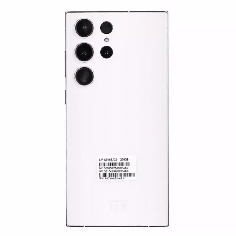Samsung Galaxy S23 Ultra S918B DS 8/256GB branco (REMADE) 2Y