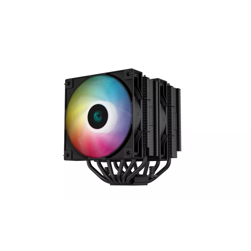 Arrefecedor de processador DeepCool AG620 BK ARGB 12 cm Preto, Branco 1 unid.
