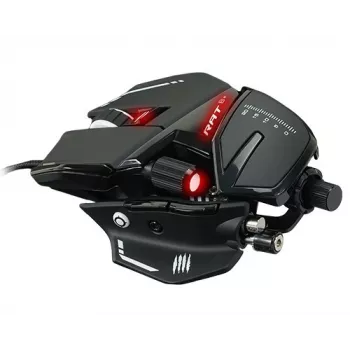 Rato gaming MadCatz R.A.T. 8+ — destro, ótico, 16000 DPI, 11 botões, USB Type-A, 145 g