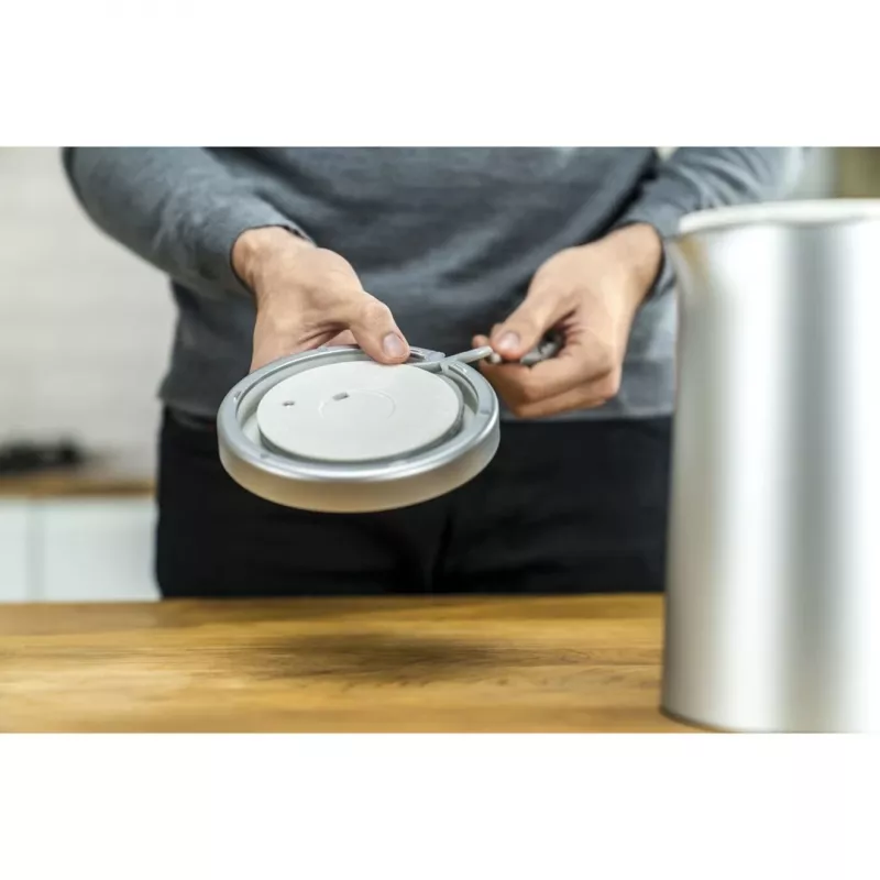Chaleira elétrica ZWILLING 1 l 1850 W aço inoxidável, base 360°, função de manutenção de temperatura