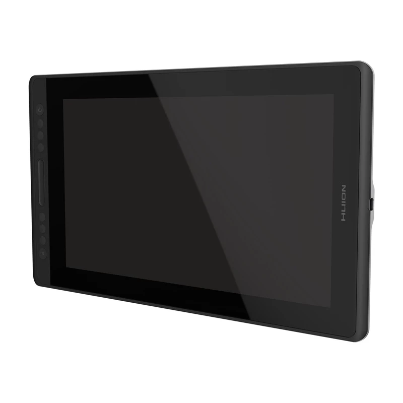 HUION Kamvas Pro 16 GT156 tablet gráfico com ecrã, IPS de 15,6 polegadas, 1920×1080, área de trabalho 344,16×193,59 mm, 8192 níveis de pressão, 5080 lpi, USB, preto