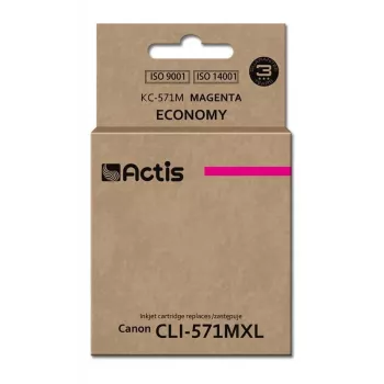 Tinteiro ACTIS KC-571M compatível Canon, magenta, 12 ml, rendimento standard, embalagem individual