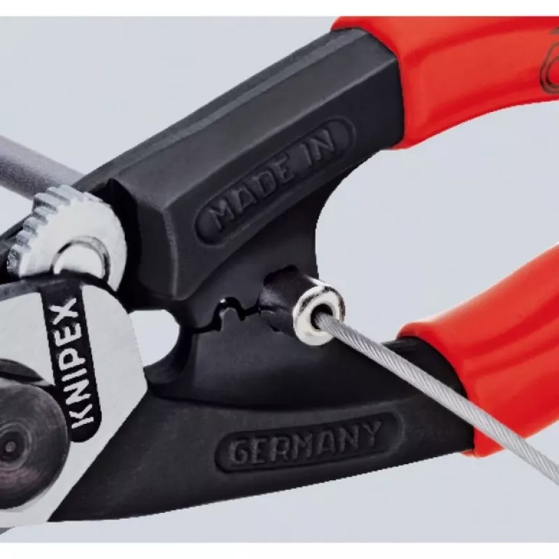 Knipex 95 61 190 tesoura para cabos de aço, 190 mm