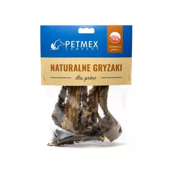 Brinquedo de mastigar para cães PETMEX estômago de vaca 100 g — snack natural de mastigar de vaca para cães adultos, higiene dentária, sem lactose e sem glúten