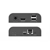 Digitus HDMI KVM IP Receiver 4K/60Hz com fios 200m