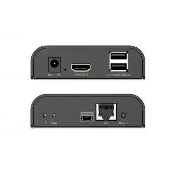 Digitus HDMI KVM IP Receiver 4K/60Hz com fios 200m