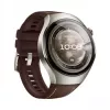 Huawei Watch 5 46 mm 55020EVY smartwatch, AMOLED de 1,5 polegadas 466x466, GPS, NFC, 4G LTE, titânio, prateado/castanho