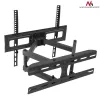Maclean MC-760 suporte de parede para TV de 26–55 polegadas, VESA 100×100–400×400, máx. 30 kg, inclinação ±15°, distância à parede 7–46 cm, metal, preto