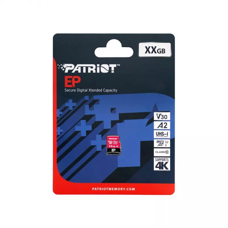 Cartão de memória Patriot Memory EP A2 128 GB MicroSDXC V30 U3 Classe 10 (PEF128GEP32MCX)
