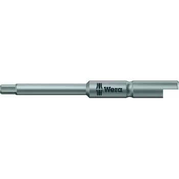 Ponta sextavada Wera 840/9 C 1,5 mm Halfmoon 44 mm — ponta de chave de fendas, sextavada 1,5 mm, comprimento 44 mm