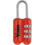 Cadeado YALE YP2/23/128/1R 23 mm vermelho com fecho de combinação (YP2/23/128/1R)