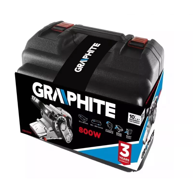 Lixadora de cinta GRAPHITE 59G394