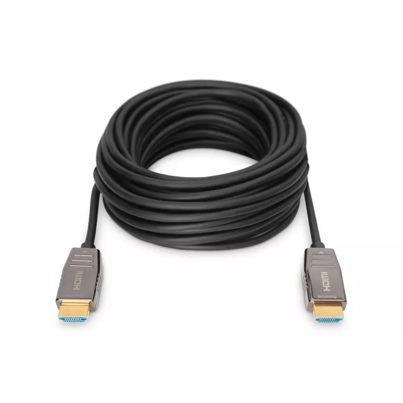 Cabo de fibra ótica híbrido HDMI AOC Digitus AK-330126-300-S
