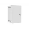 Lanberg WF10-2309-00S Armário rack de parede de 10 polegadas 9U, cinzento, porta metálica, 280x310 mm