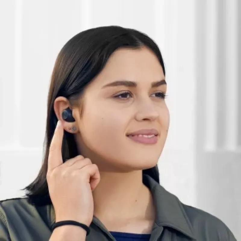 Hama WEAR7701BK headset sem fios in-ear chamadas/música Bluetooth preto