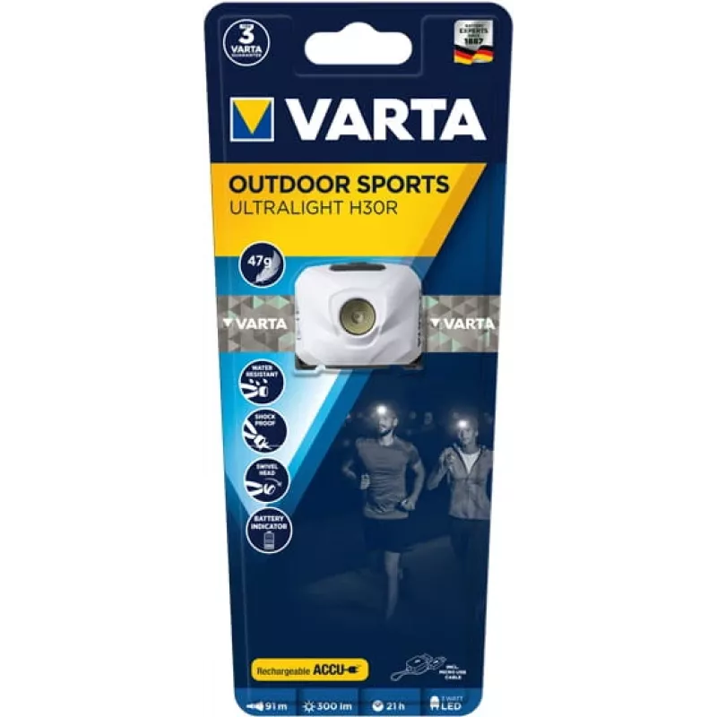 Lanterna de cabeça Varta ULTRALIGHT H30R