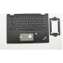 Lenovo 02HL518 Tampa superior com teclado, disposição alemã, preto