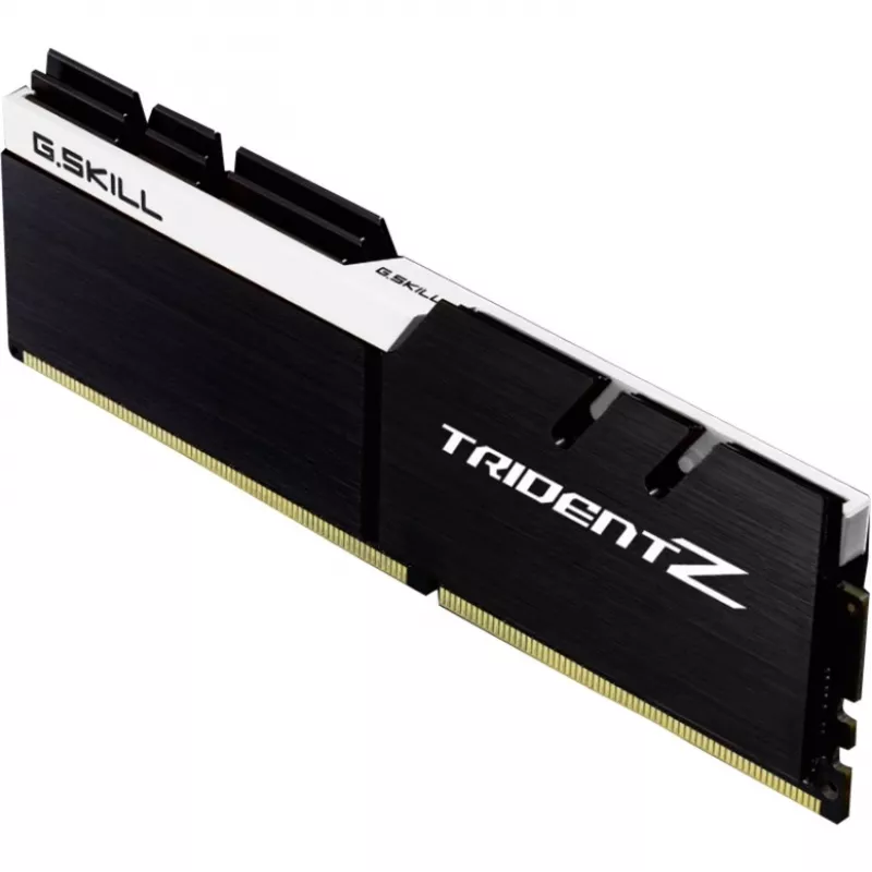 DIMM 32 GB DDR4-3200 (2x 16 GB) Dual-Kit, memória RAM preta/branca, F4-3200C16D-32GTZKW, Trident Z, INTEL XMP
