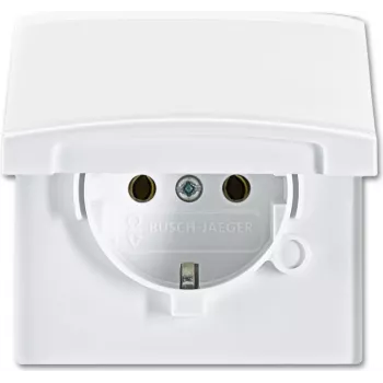 BUSCH-JAEGER Tomada SCHUKO IP44 20EUGK-32-101 AW44 Tampa 20EUGK-32-101 (20EUGK-32-101)