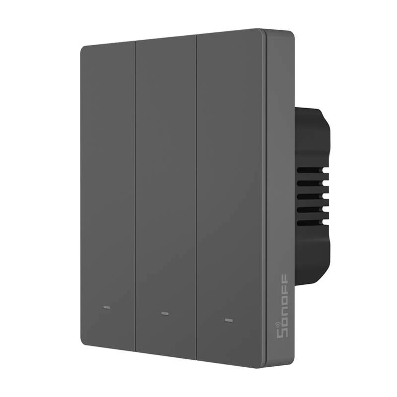 Interruptor de parede inteligente Wi-Fi Sonoff M5-3C-80 – 3 vias, interruptor inteligente de parede, modelo M5-3C-80