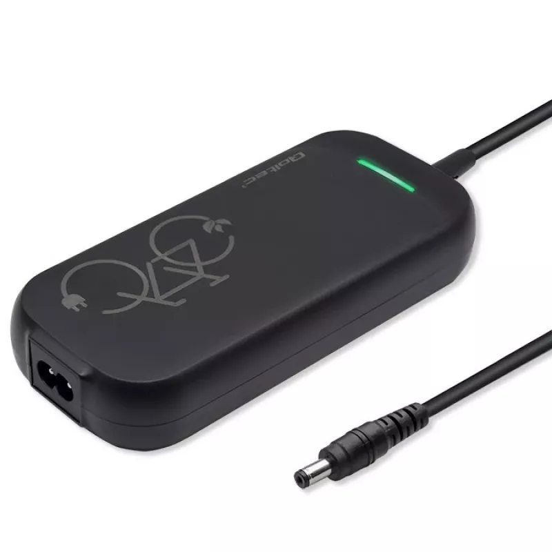Carregador para e-bike QOLTEC 50332 — saída 36V/42V, 2A, ficha 5,5×2,1 mm