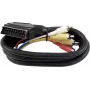Cabo adaptador SCART para 6x RCA Omnitronic 1,5 m