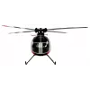 Amewi Helicóptero RC MD500 Bateria Li-Po 350mAh Prateado/Vermelho (25354)