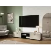 Móvel de TV Cama Meble SOHO 180x43x37 cm – tampo cor caxemira, estrutura preta