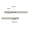 MacBook Air 13, Starlight, M4 (10-CPU/10-GPU), 24GB, 512GB, alemão, fonte de alimentação 35W Dual USB-C, MC6A4D/A