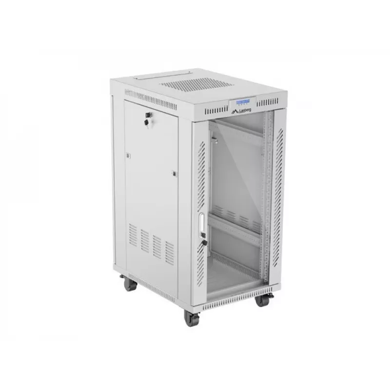Armário autónomo LANBERG FF01-6822-12SL 22U autónomo, 1233×600×800 mm, IP20, 1200 kg